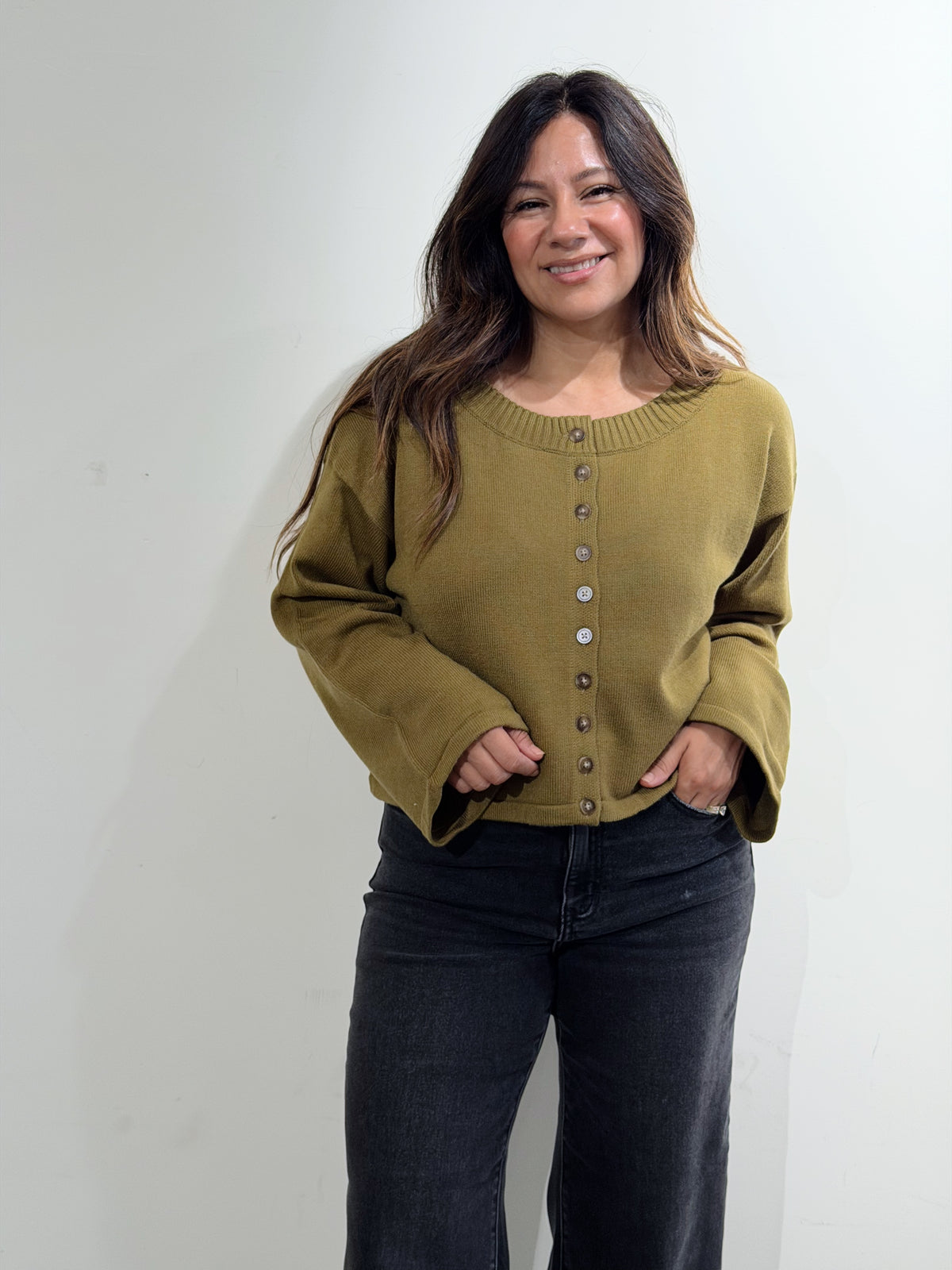 BELEN BOXY KNIT TOP
