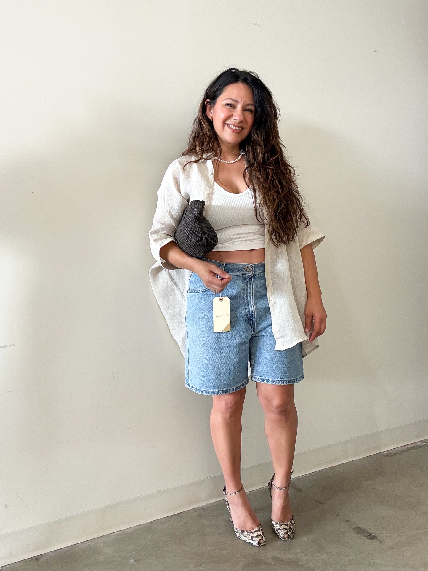 Christal Oversized Button Down