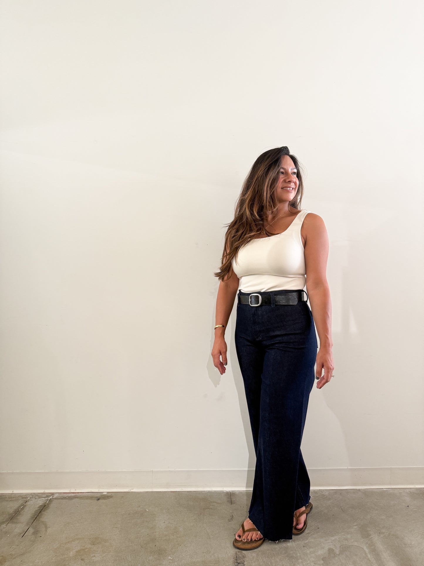 Davi Straight Wide Leg Pants