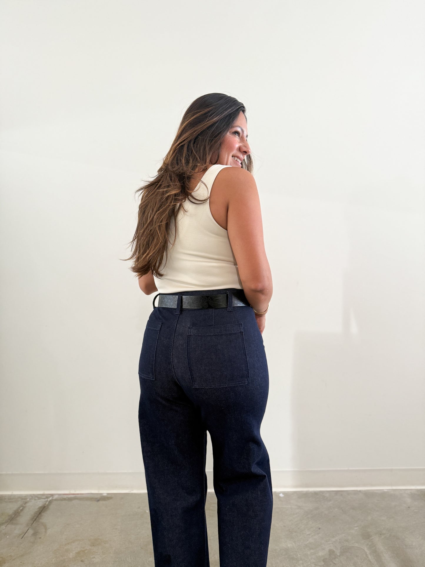 Davi Straight Wide Leg Pants