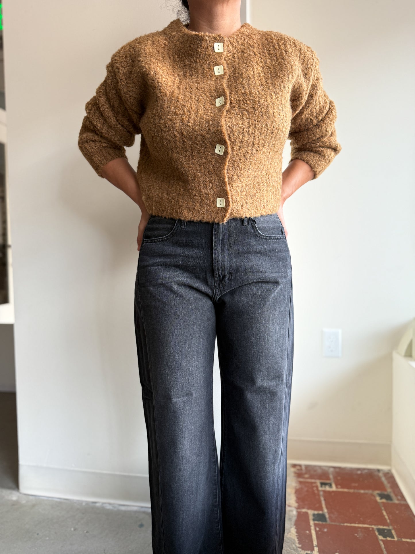 Mini Barrel Black Denim