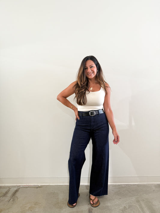 Davi Straight Wide Leg Pants