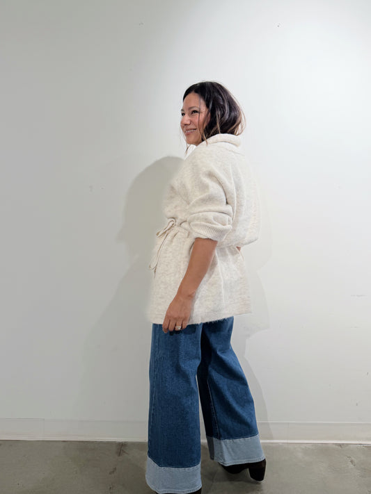 BUCK WRAP CARDIGAN