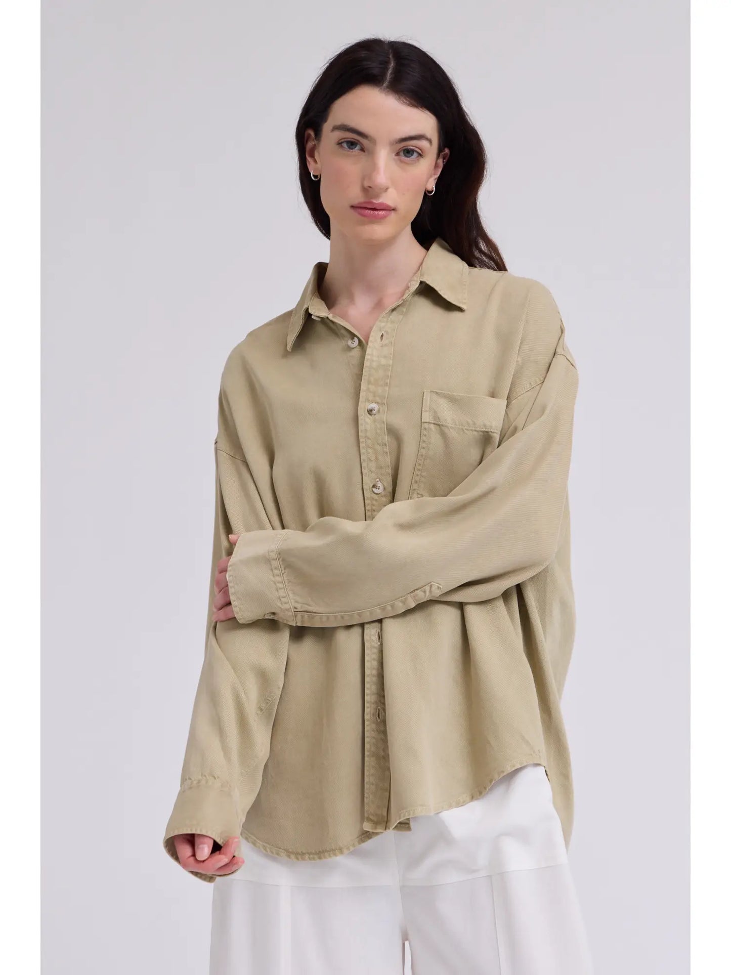 Tencel Button Down