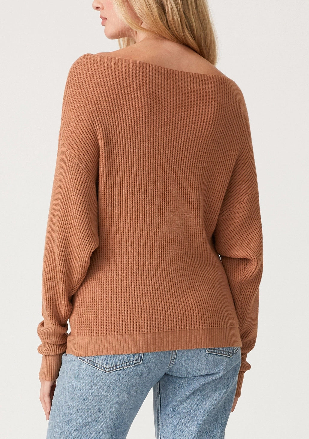 Waffle Knit Pullover