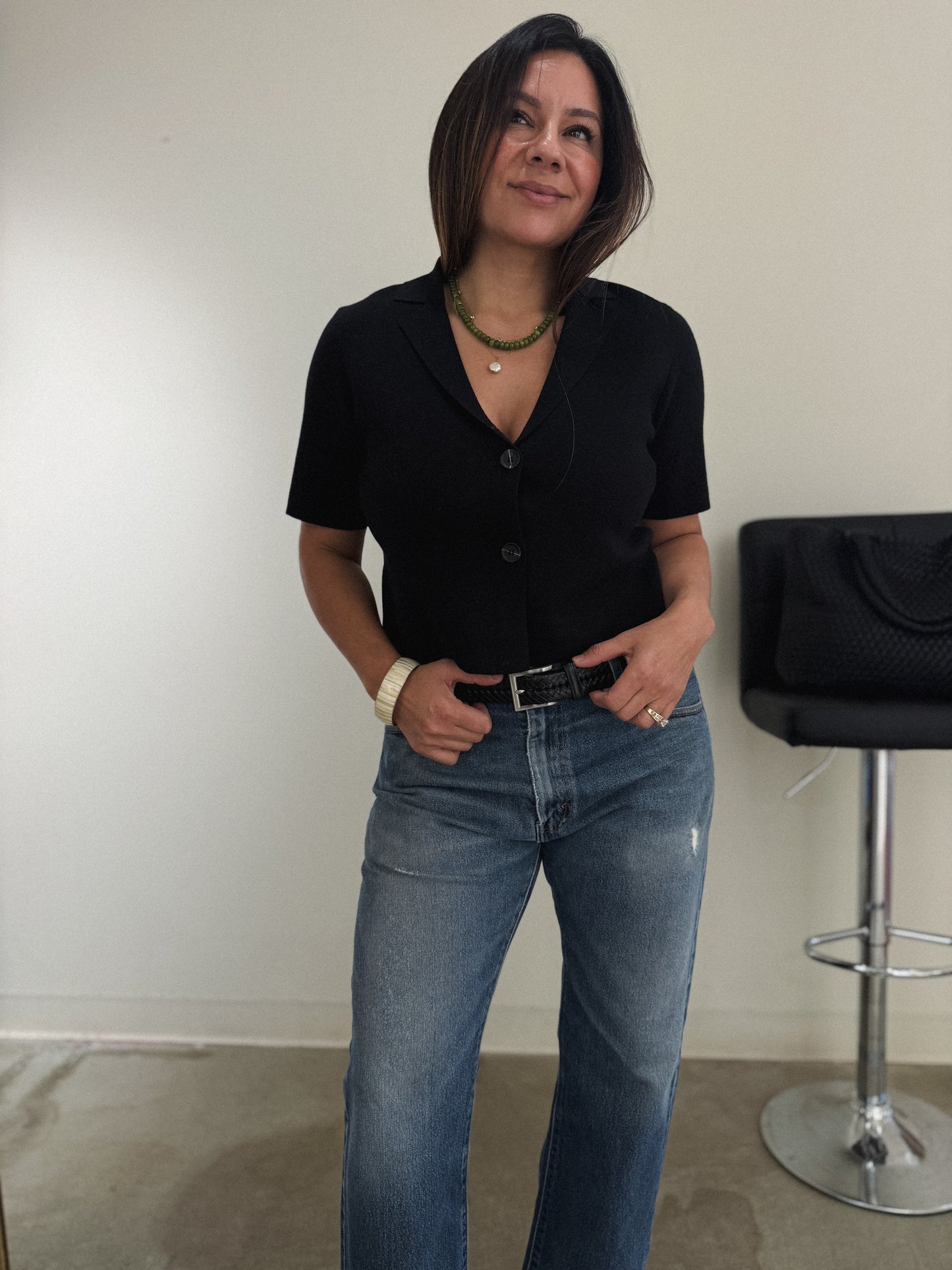Easy Cropped Button Down