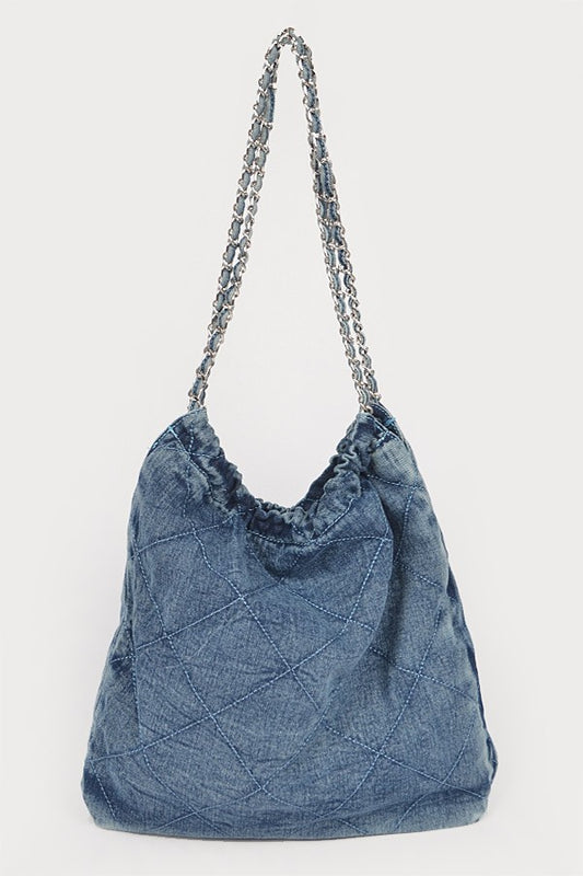 The Quilted Denim Bag