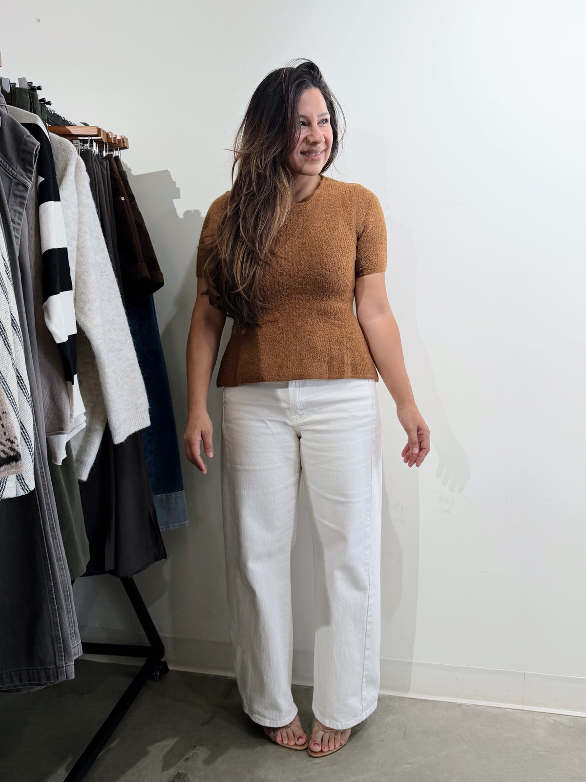 GINGER PEPLUM SWEATER