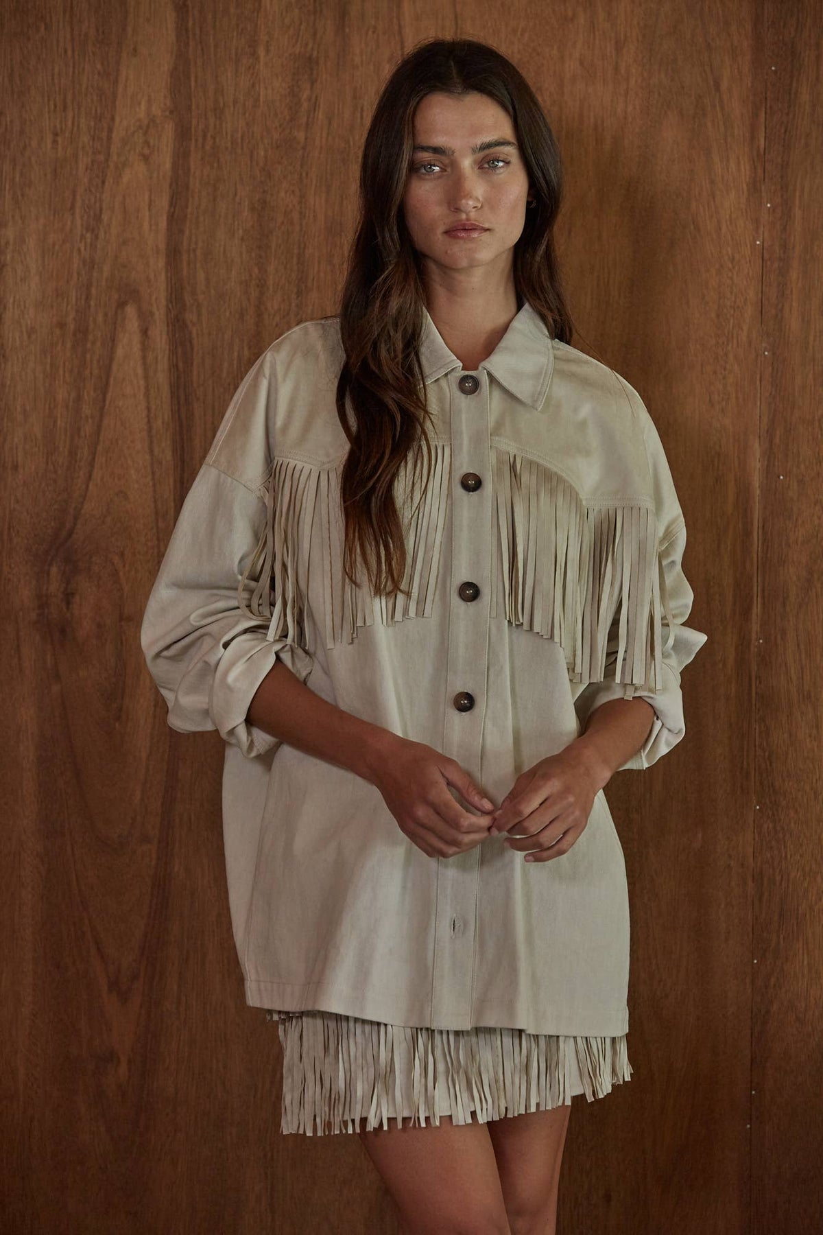 FERN FRINGE JACKET