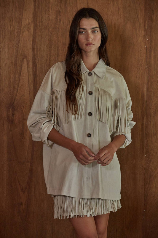 FERN FRINGE JACKET