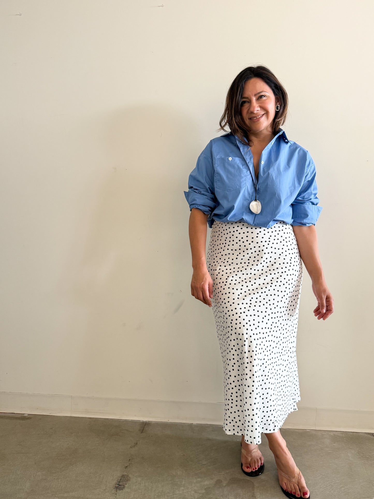 Carlotta Cropped Button-Down Shirt