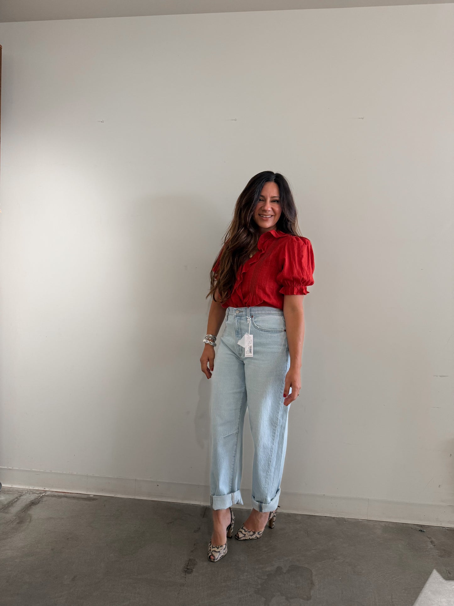 Tempe Ruffle Top