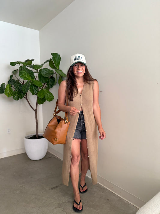 Tanya Knit Maxi Duster/Dress