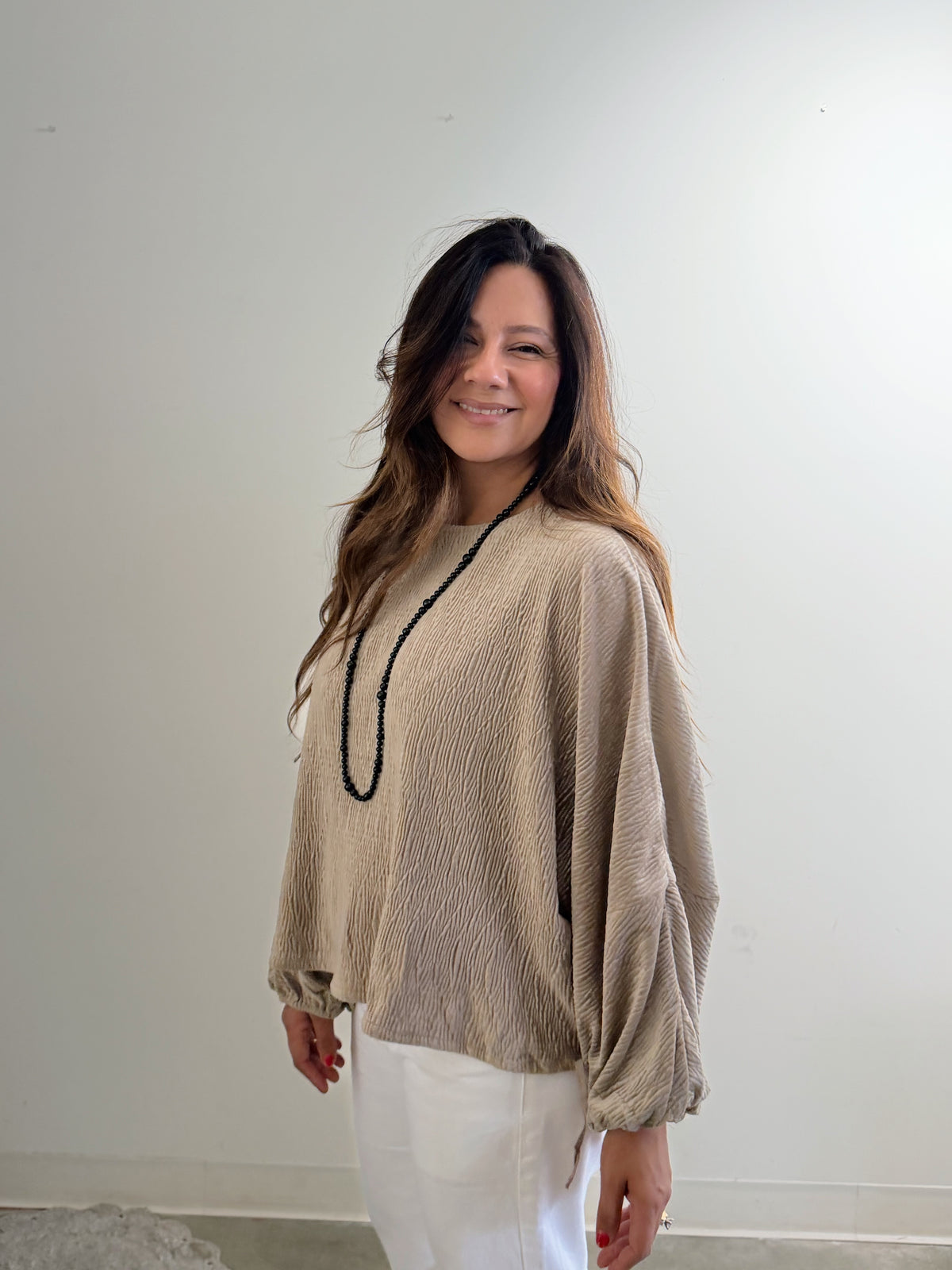 VELVET BLOUSE