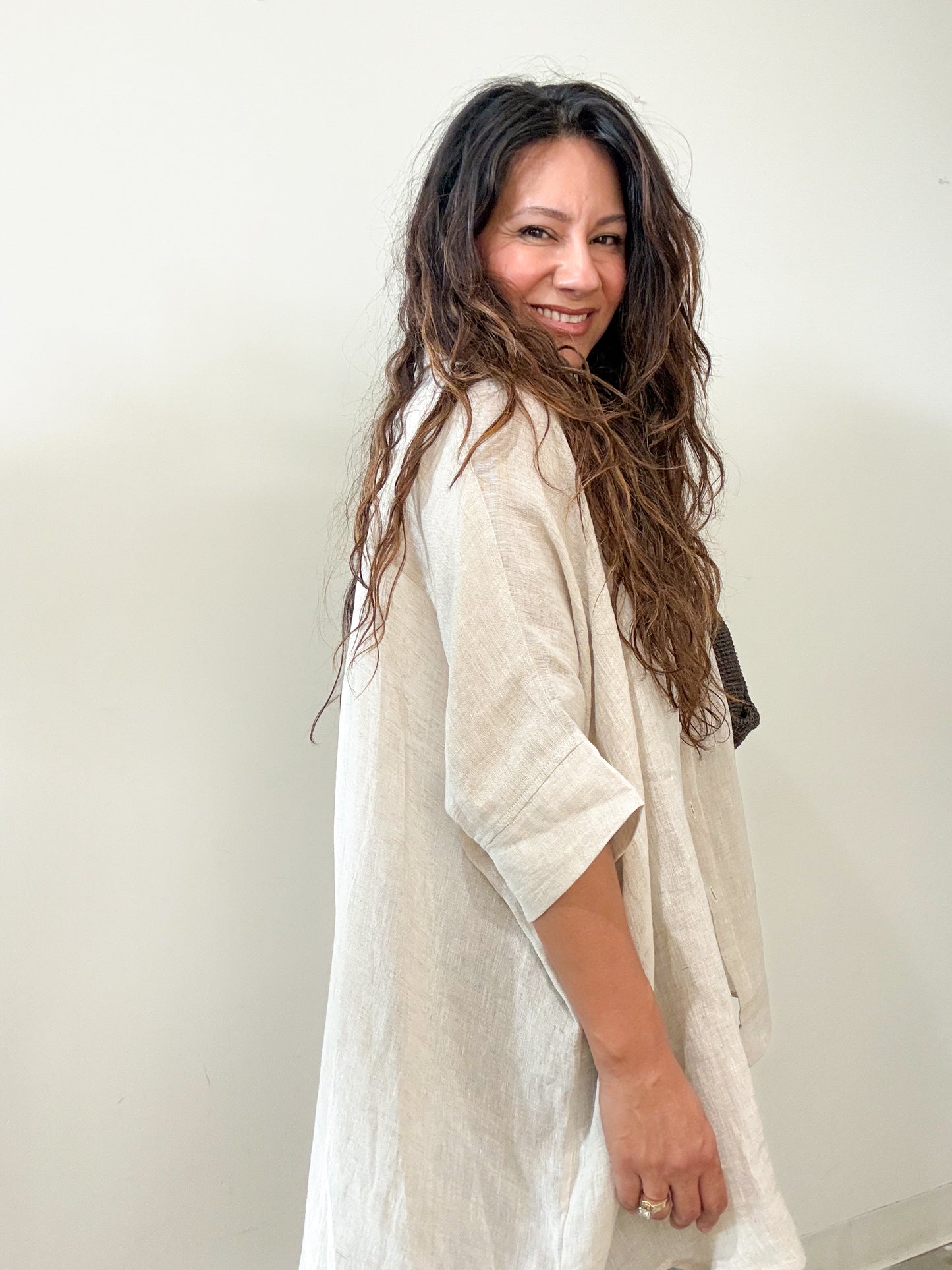 Christal Oversized Button Down