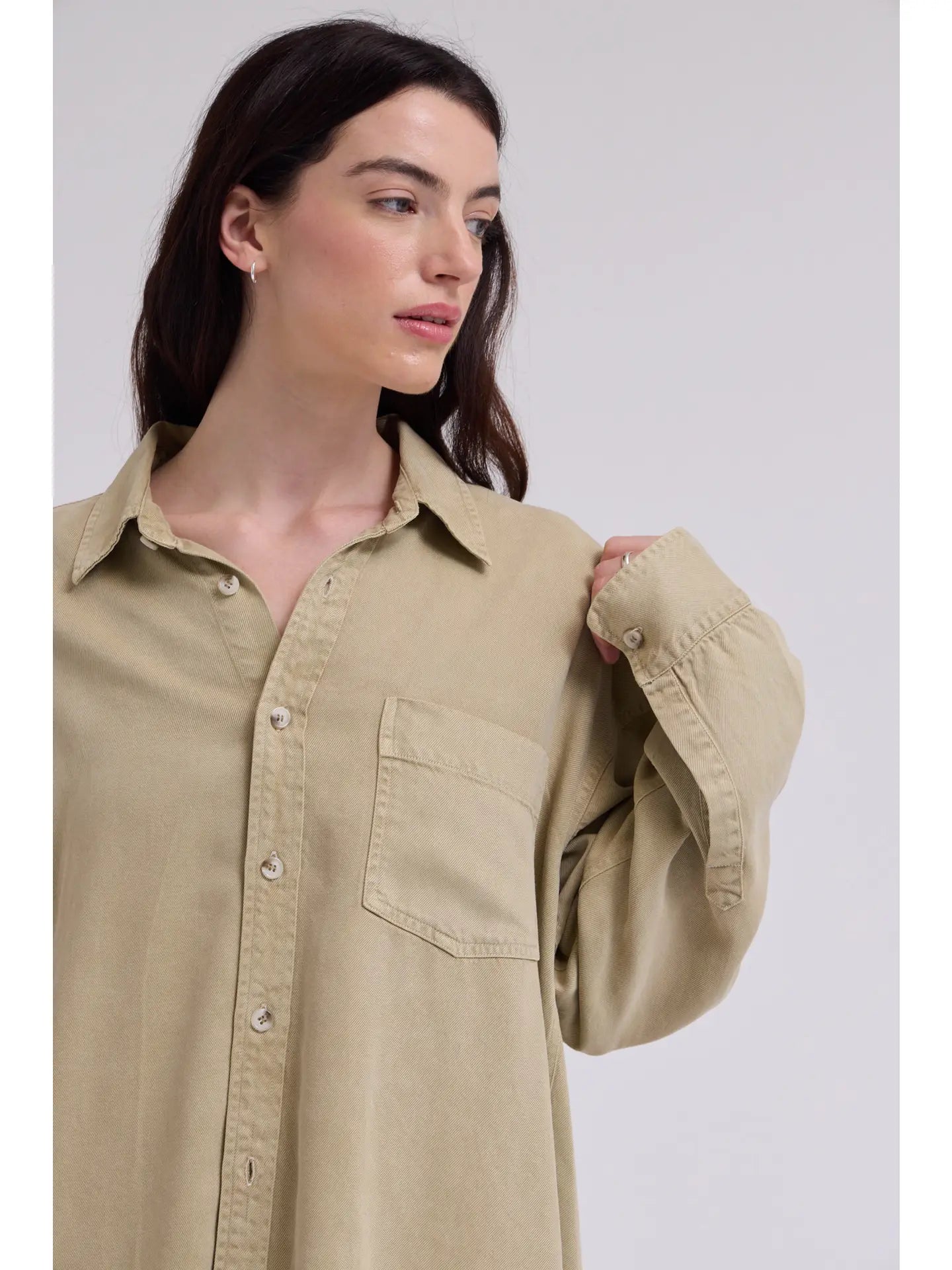 Tencel Button Down