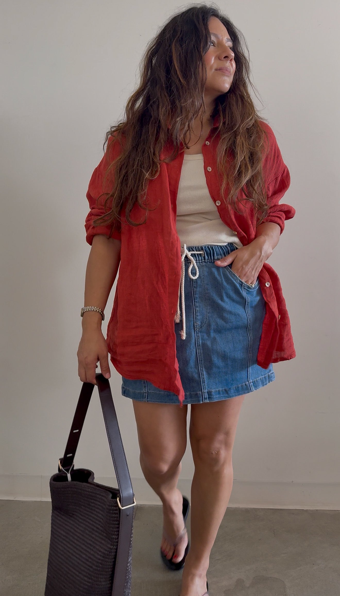 Mini Denim Skirt