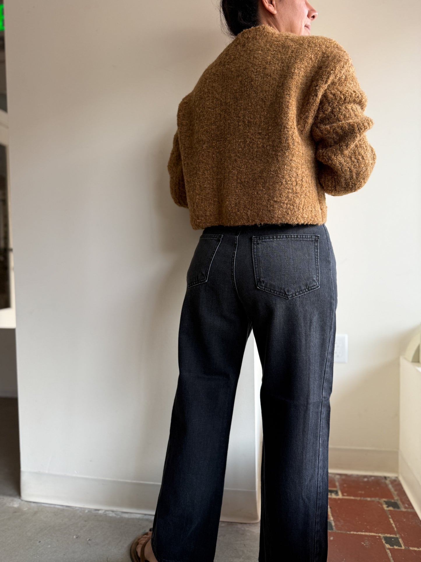 Mini Barrel Black Denim