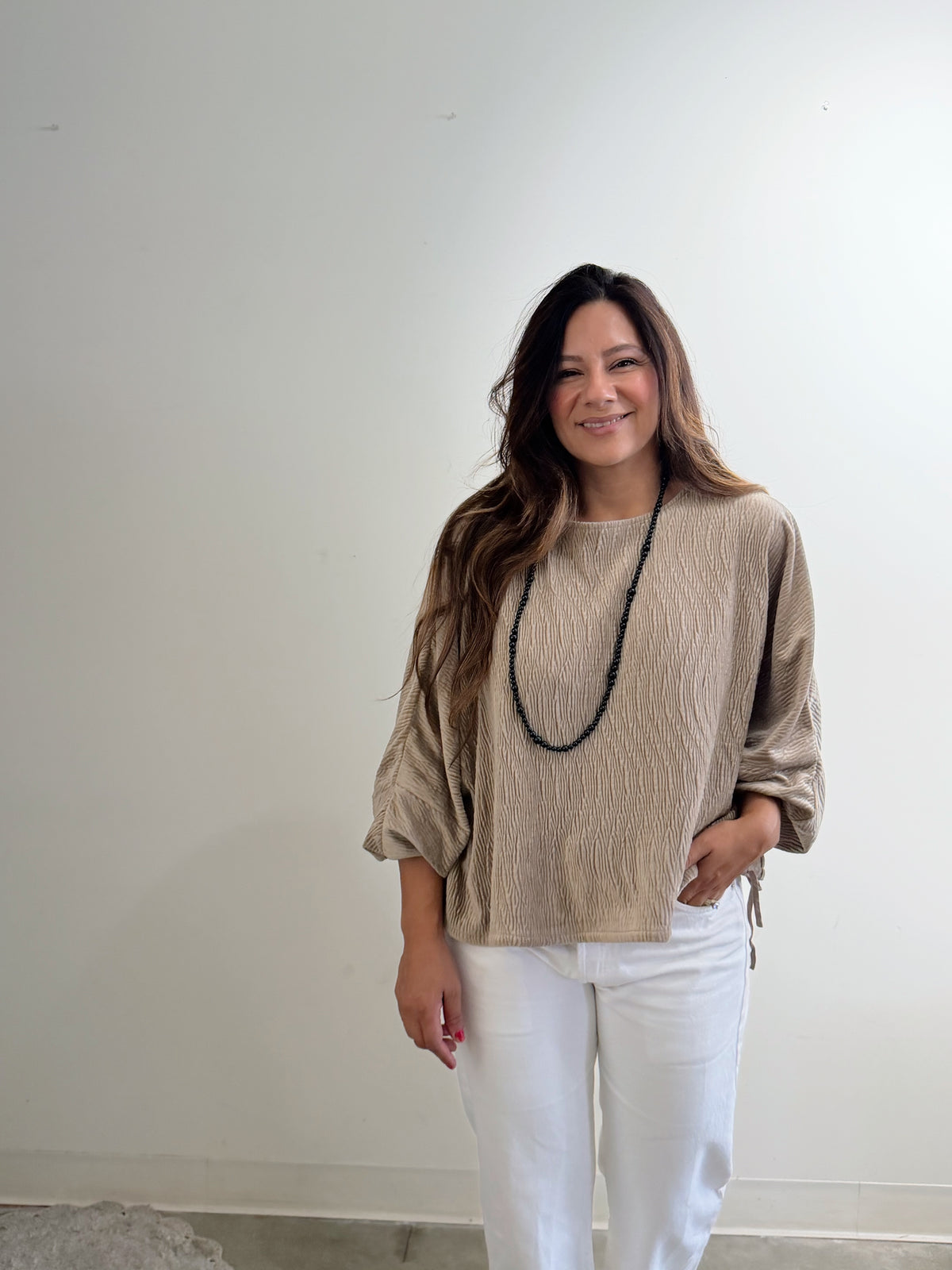 VELVET BLOUSE