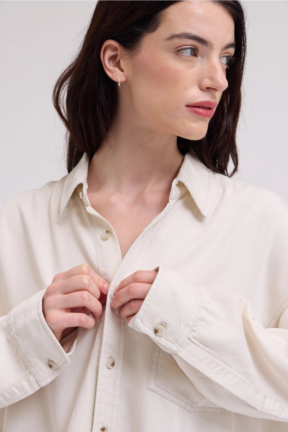 Tencel Button Down
