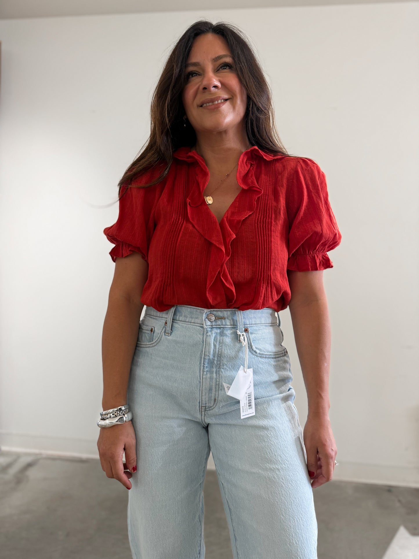 Tempe Ruffle Top
