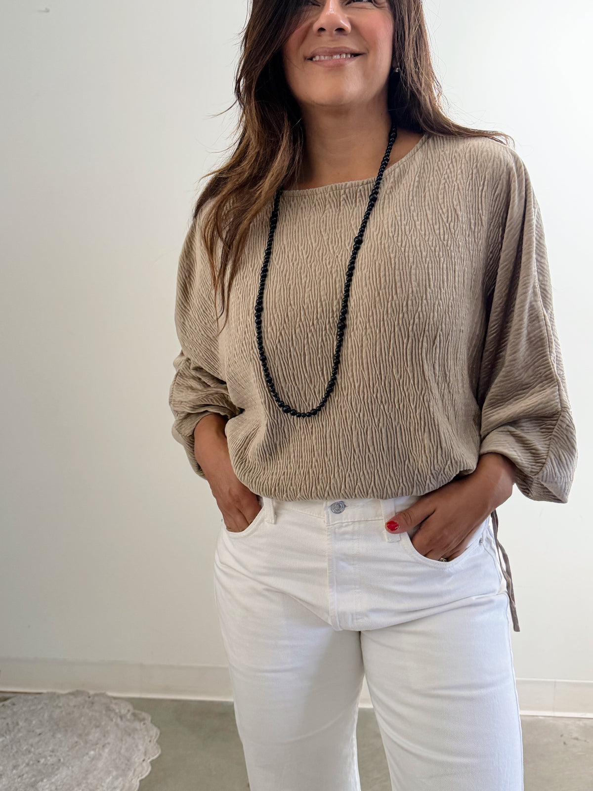 VELVET BLOUSE