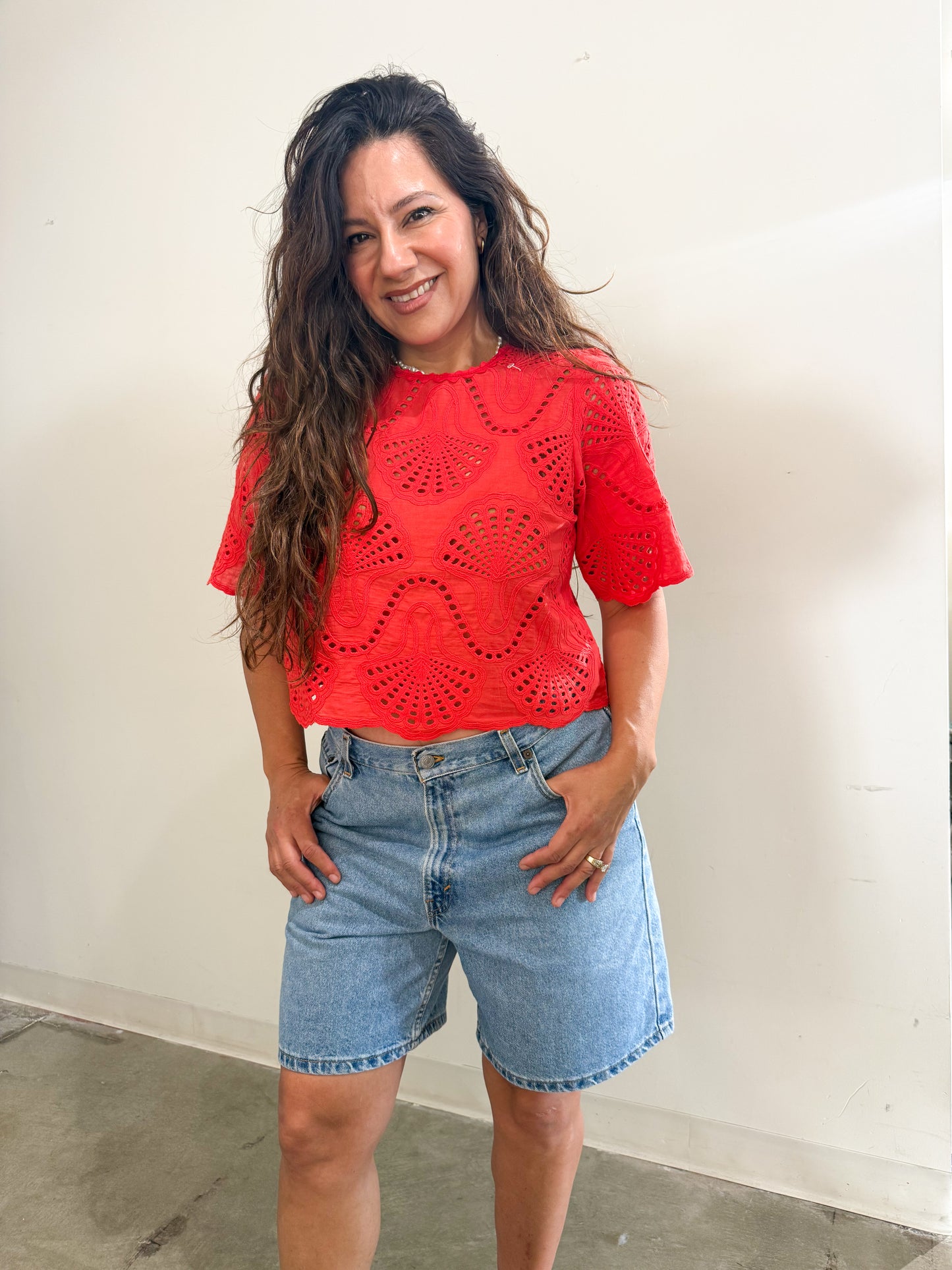 Loli Eyeylet Top