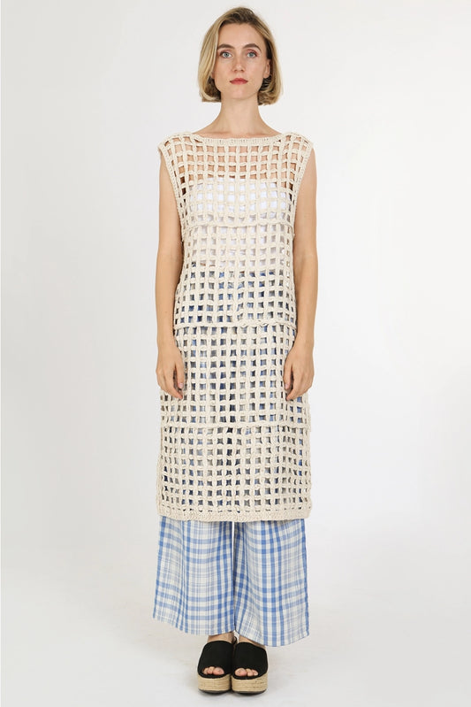 Hallow Cable Knit Dress