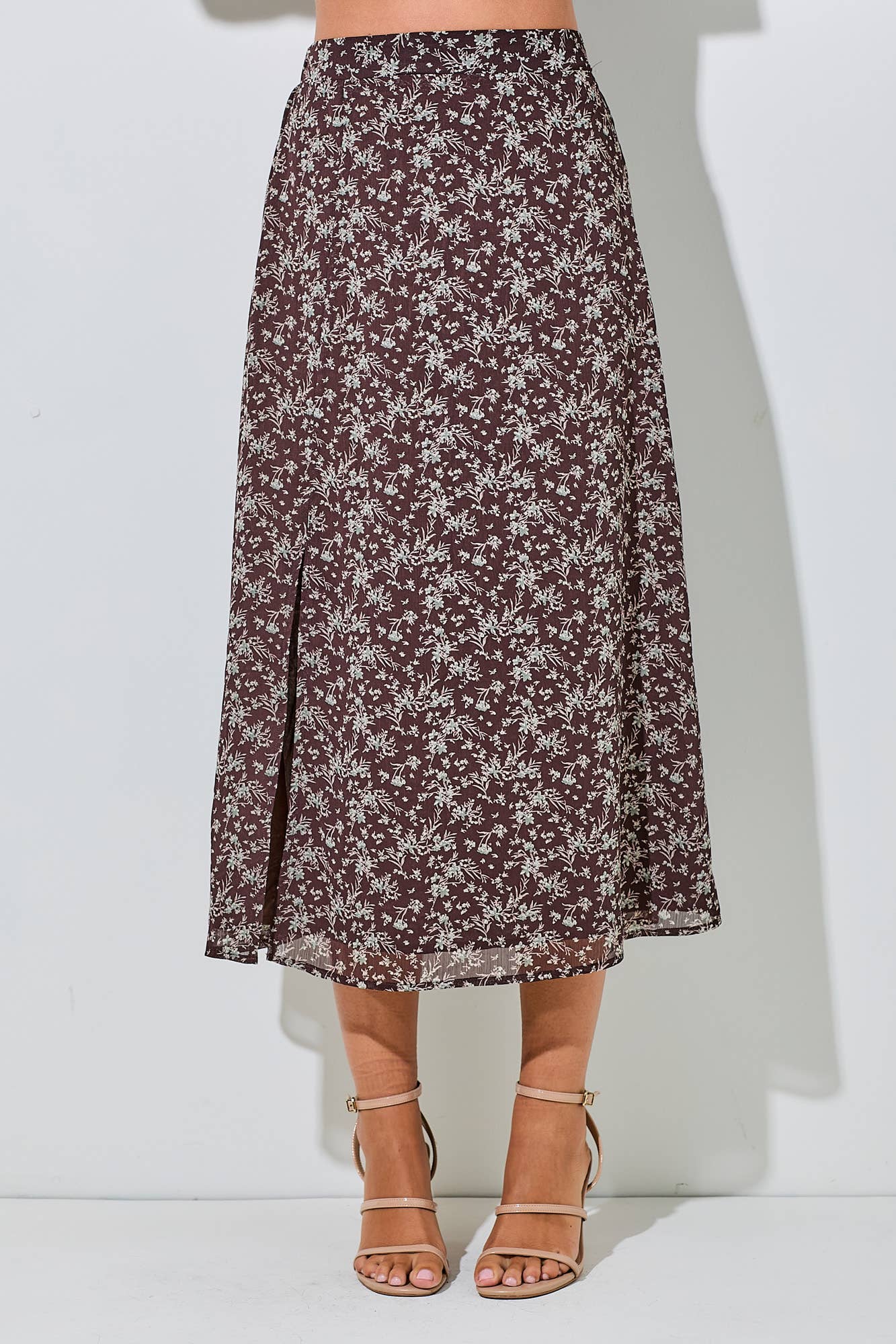 DITSEY FLORAL PRINT SKIRT