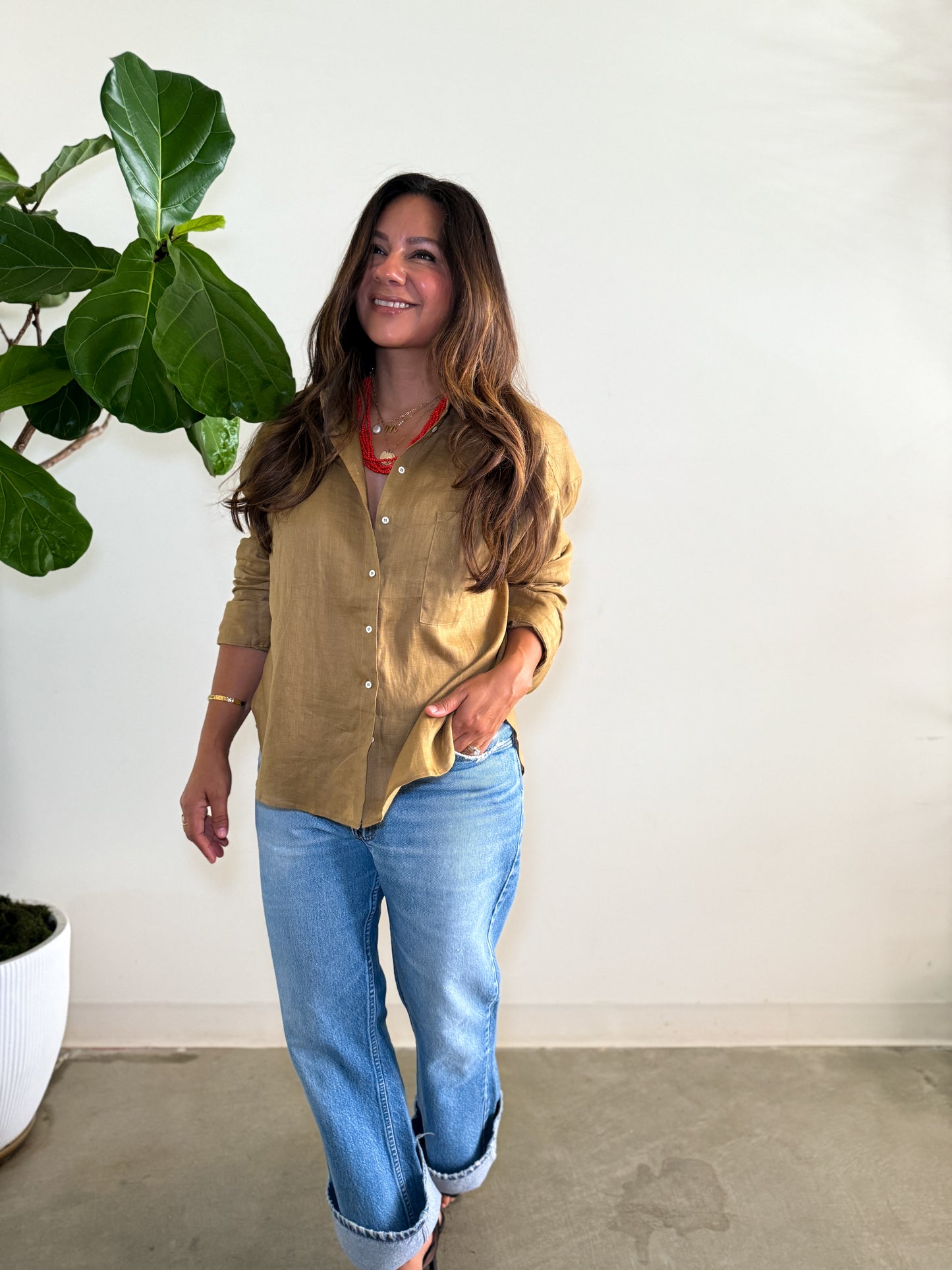 Larna Button Down