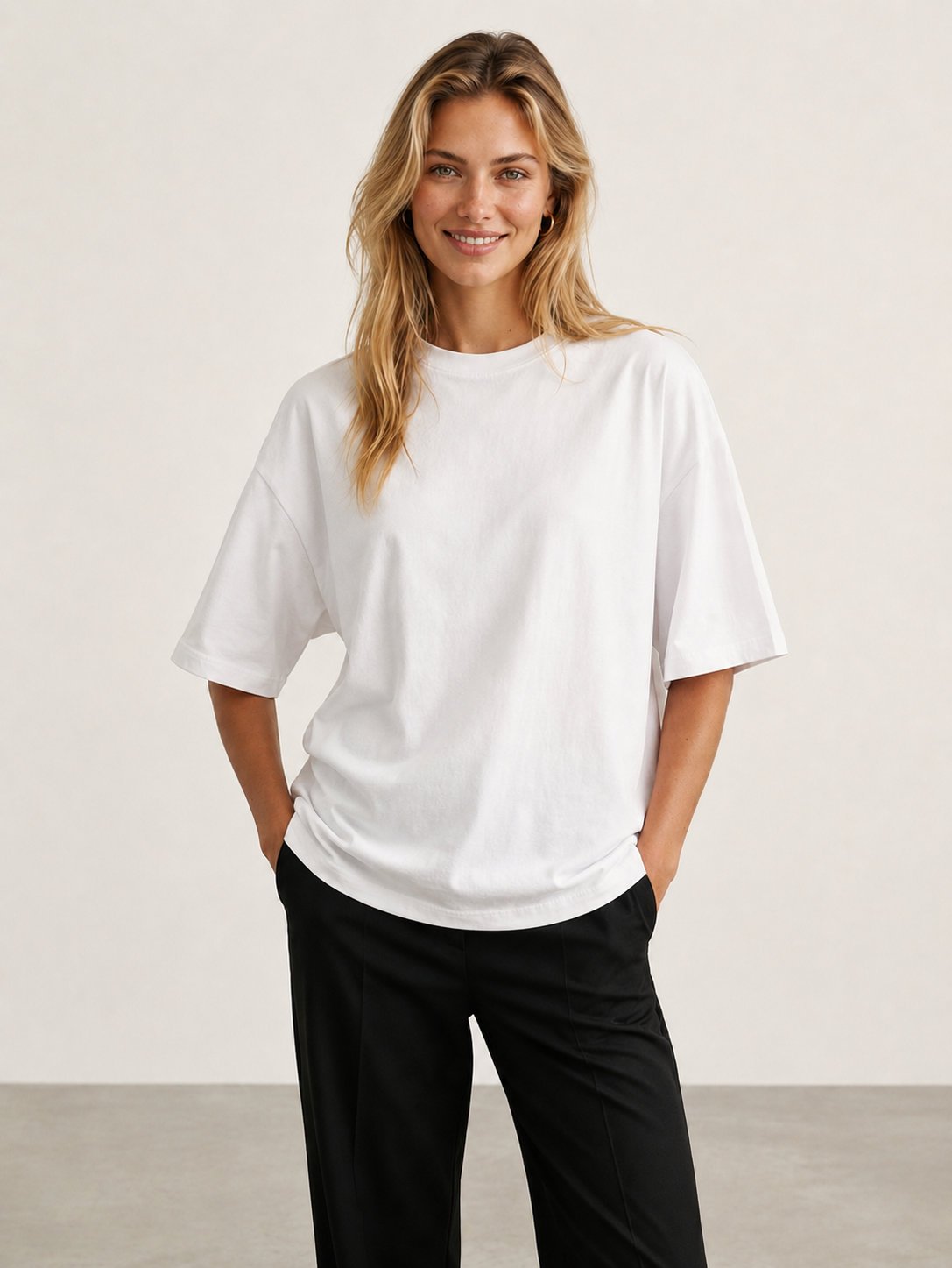 COTTON OVERSIZED TEE