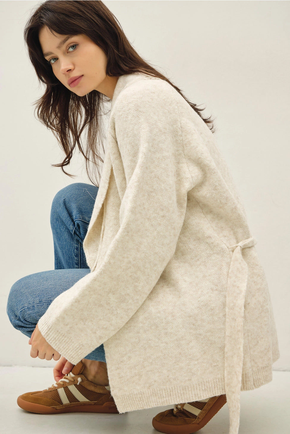BUCK WRAP CARDIGAN