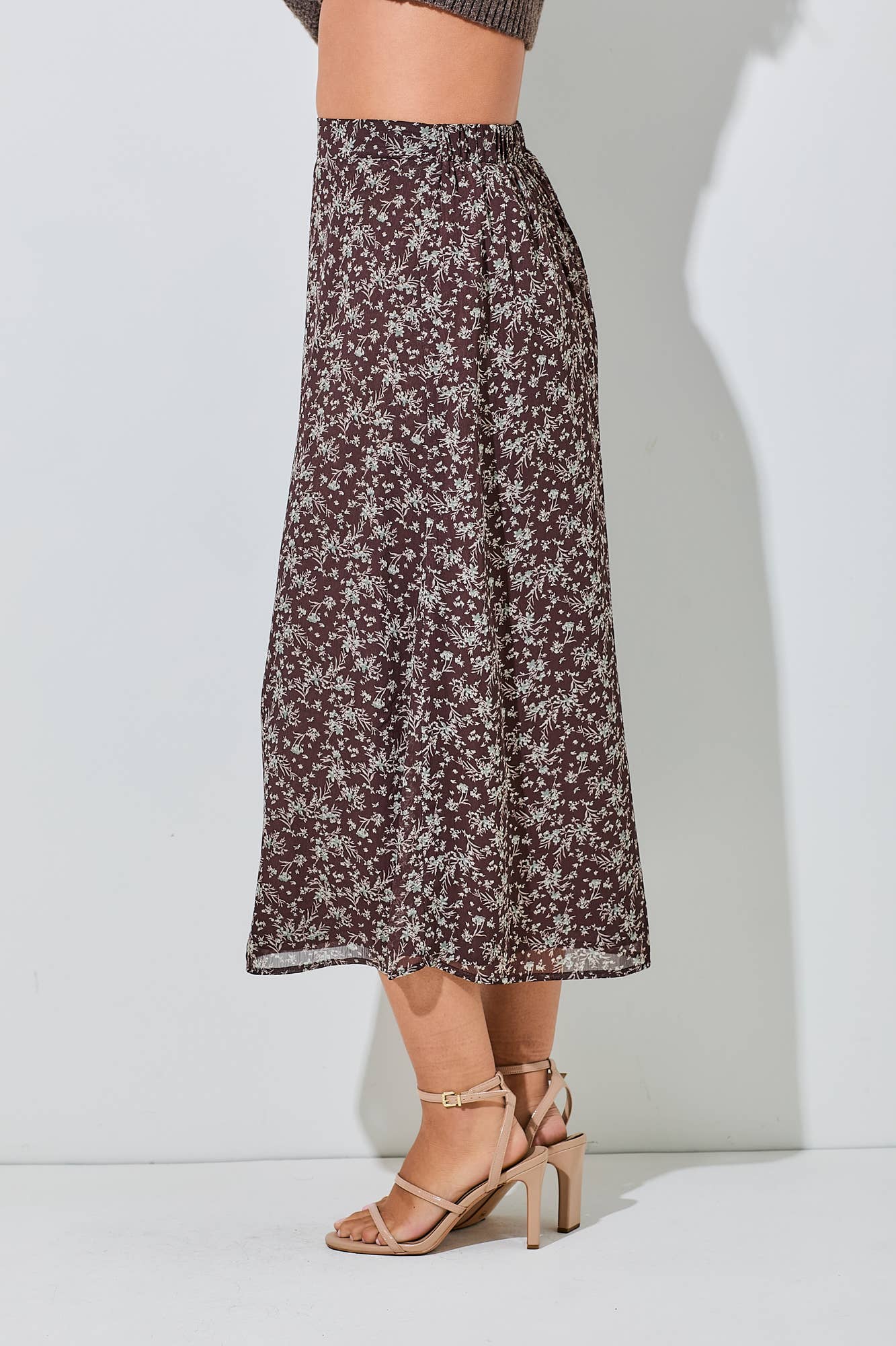 DITSEY FLORAL PRINT SKIRT