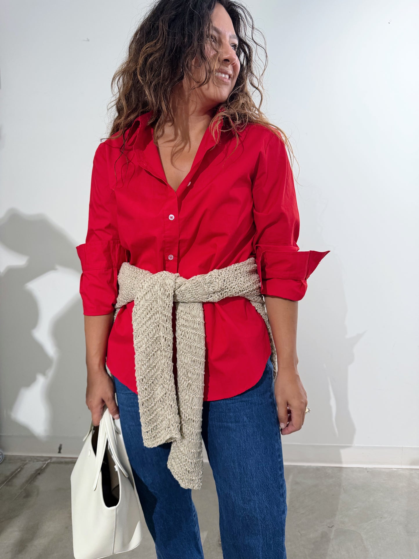 NELL COTTON BUTTON UP