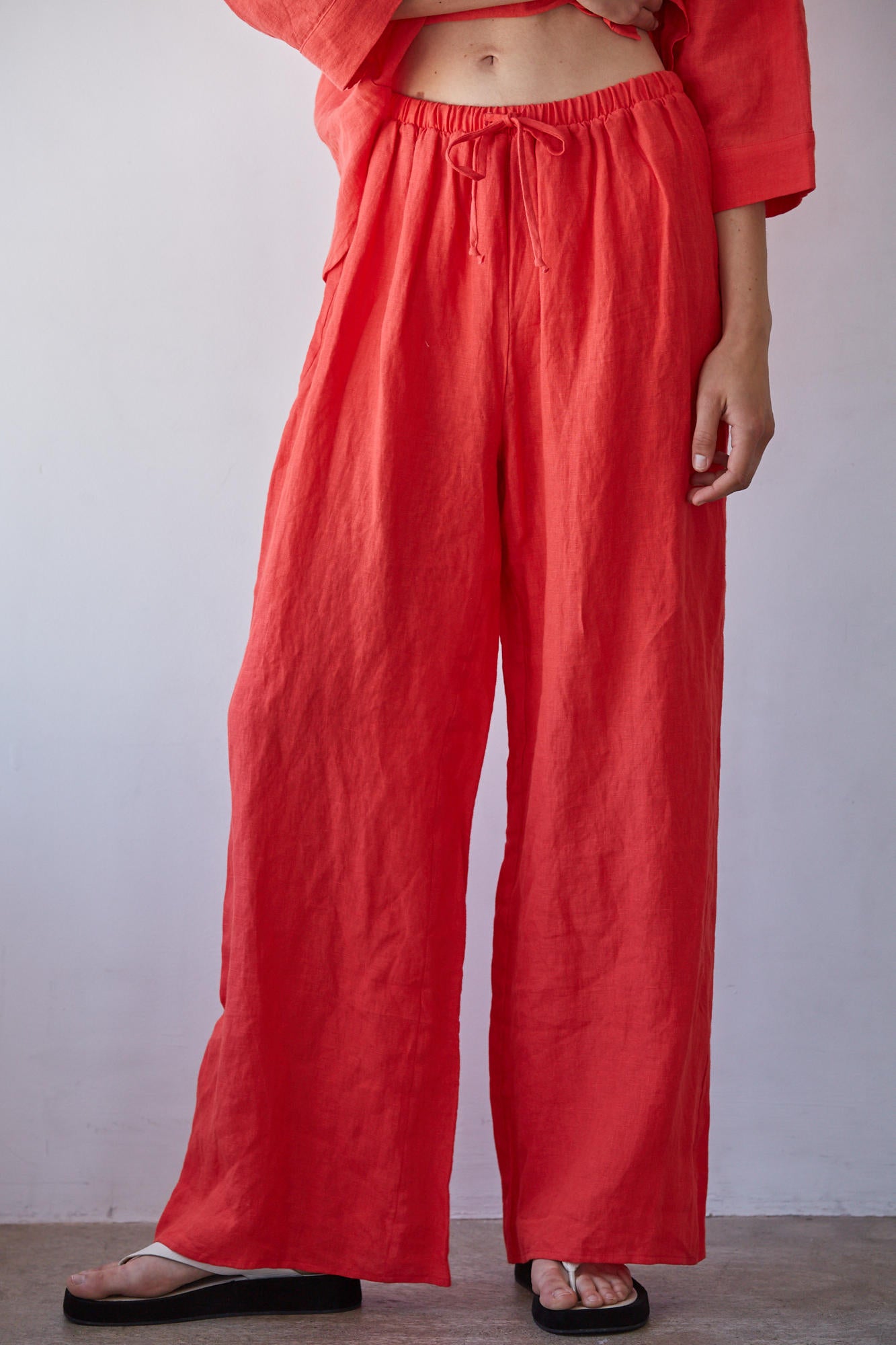 Woven Linen Pants