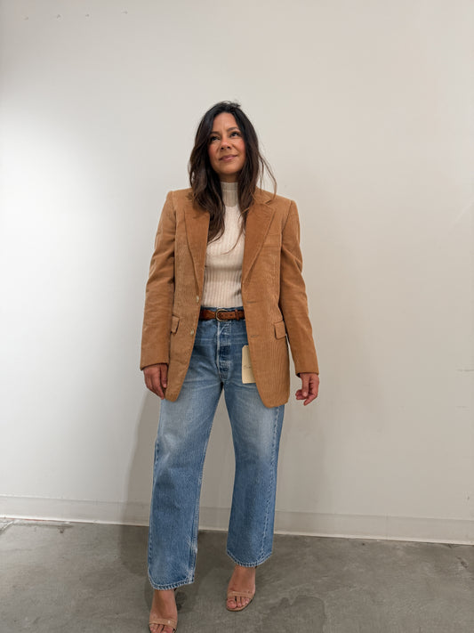 Corduroy Blazer and Pant Set