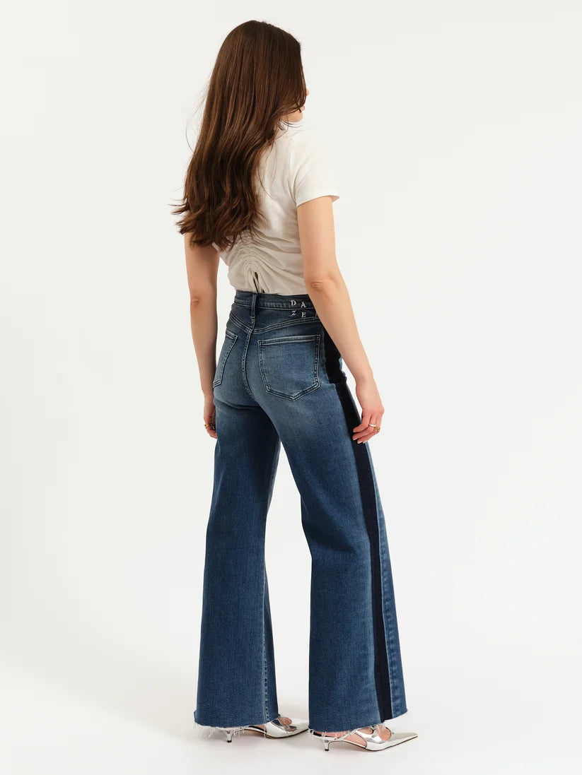 FAR OUT HIGH RISE TUXEDO BY DAZE DENIM