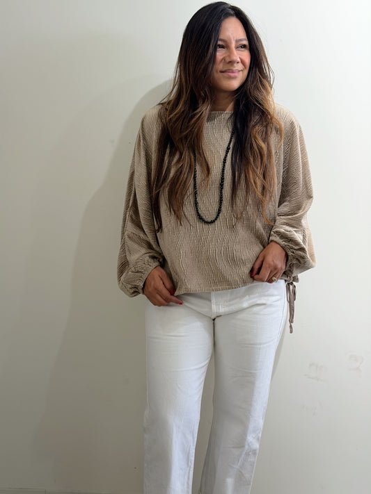 VELVET BLOUSE