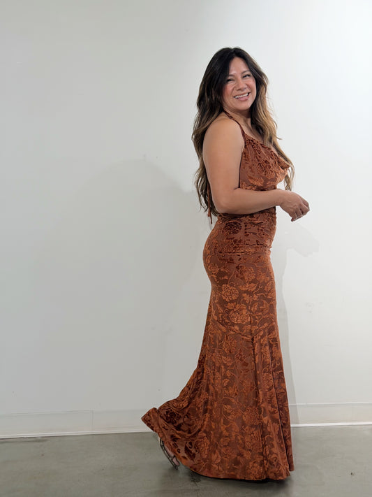 COLETTE VELVET MAXI DRESS