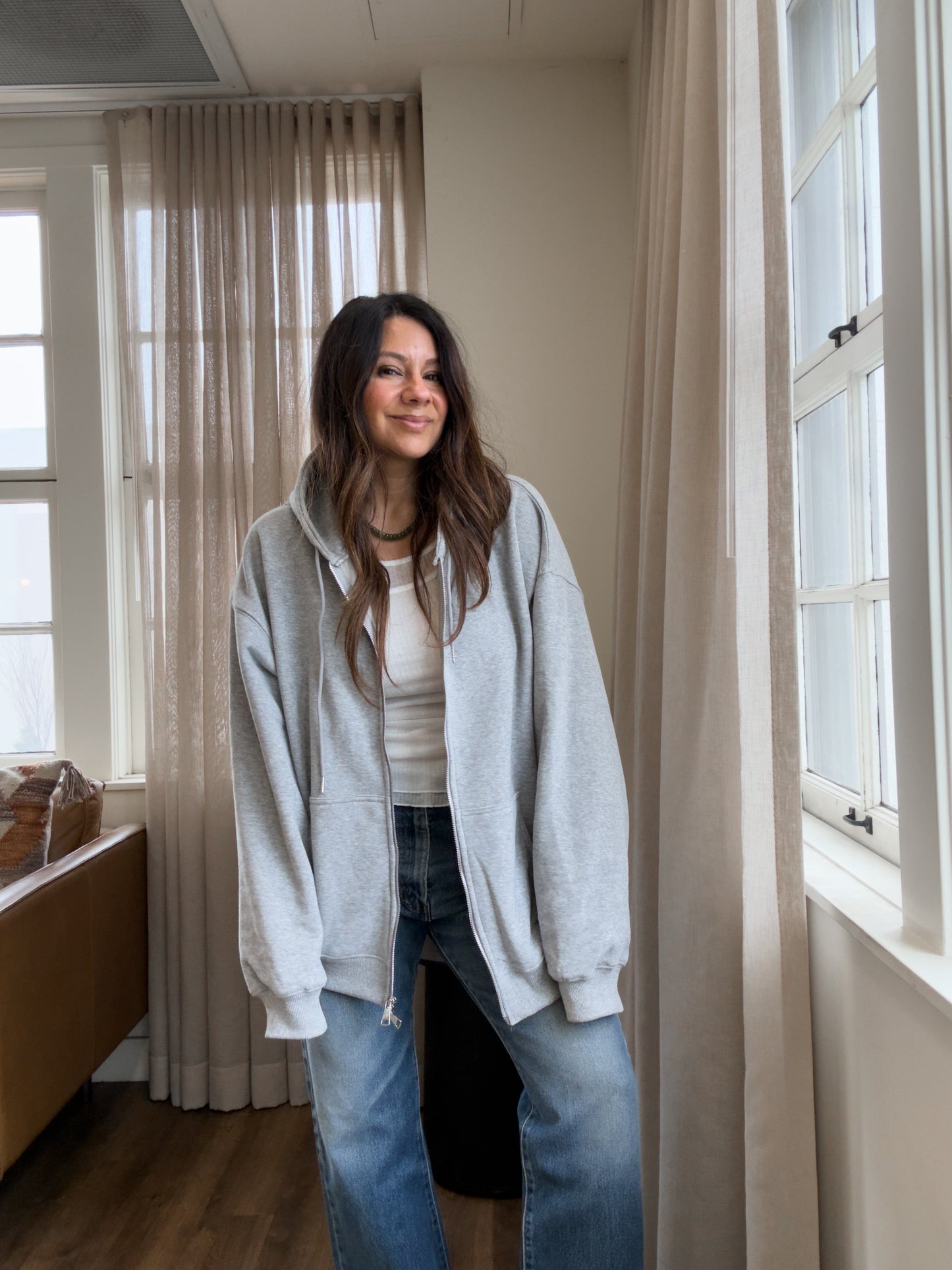 Wear On Repeat Zip Up