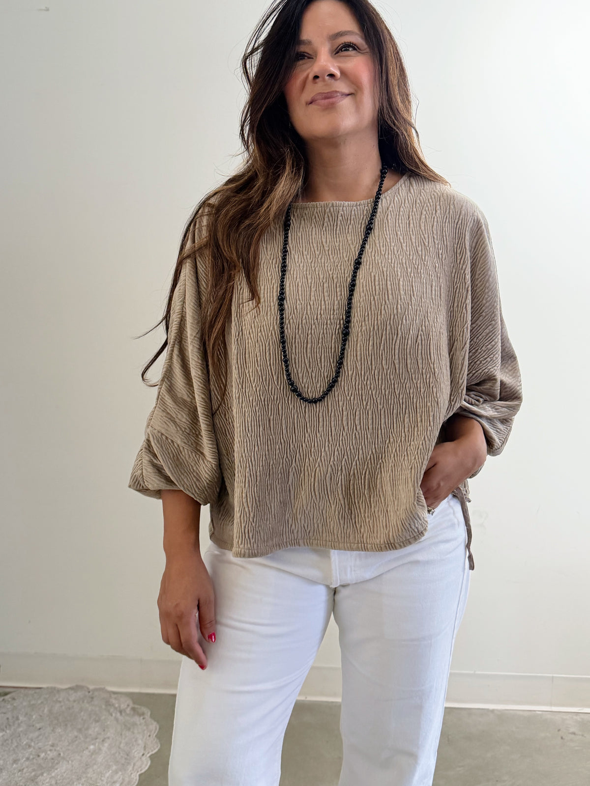 VELVET BLOUSE