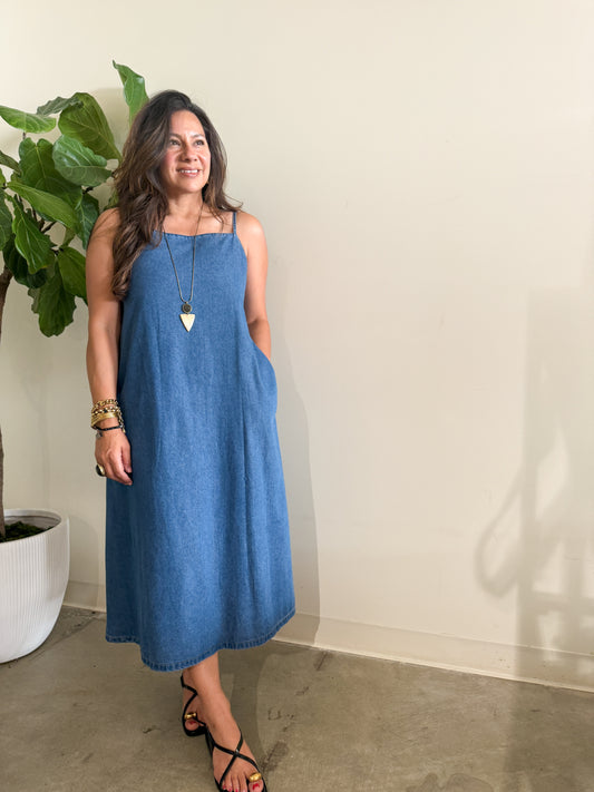 Lyra Denim Dress