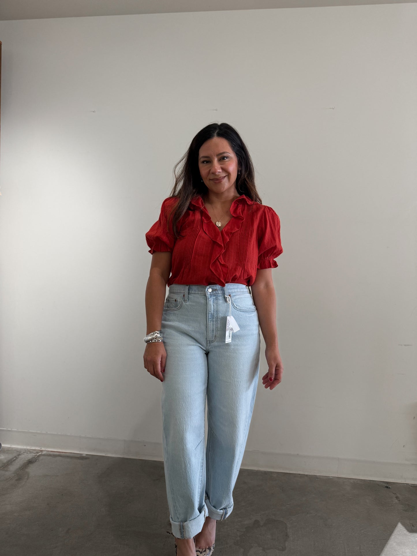 Tempe Ruffle Top