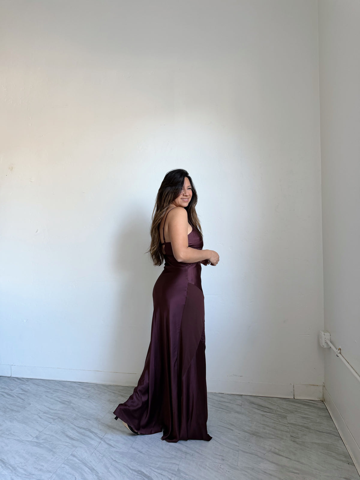 CROCHET PATCH MAXI DRESS