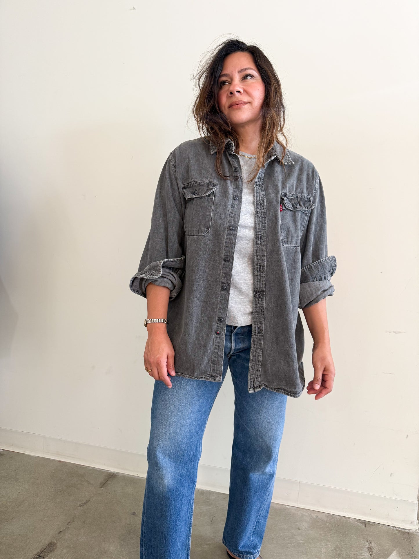 Grey Levis Shirt