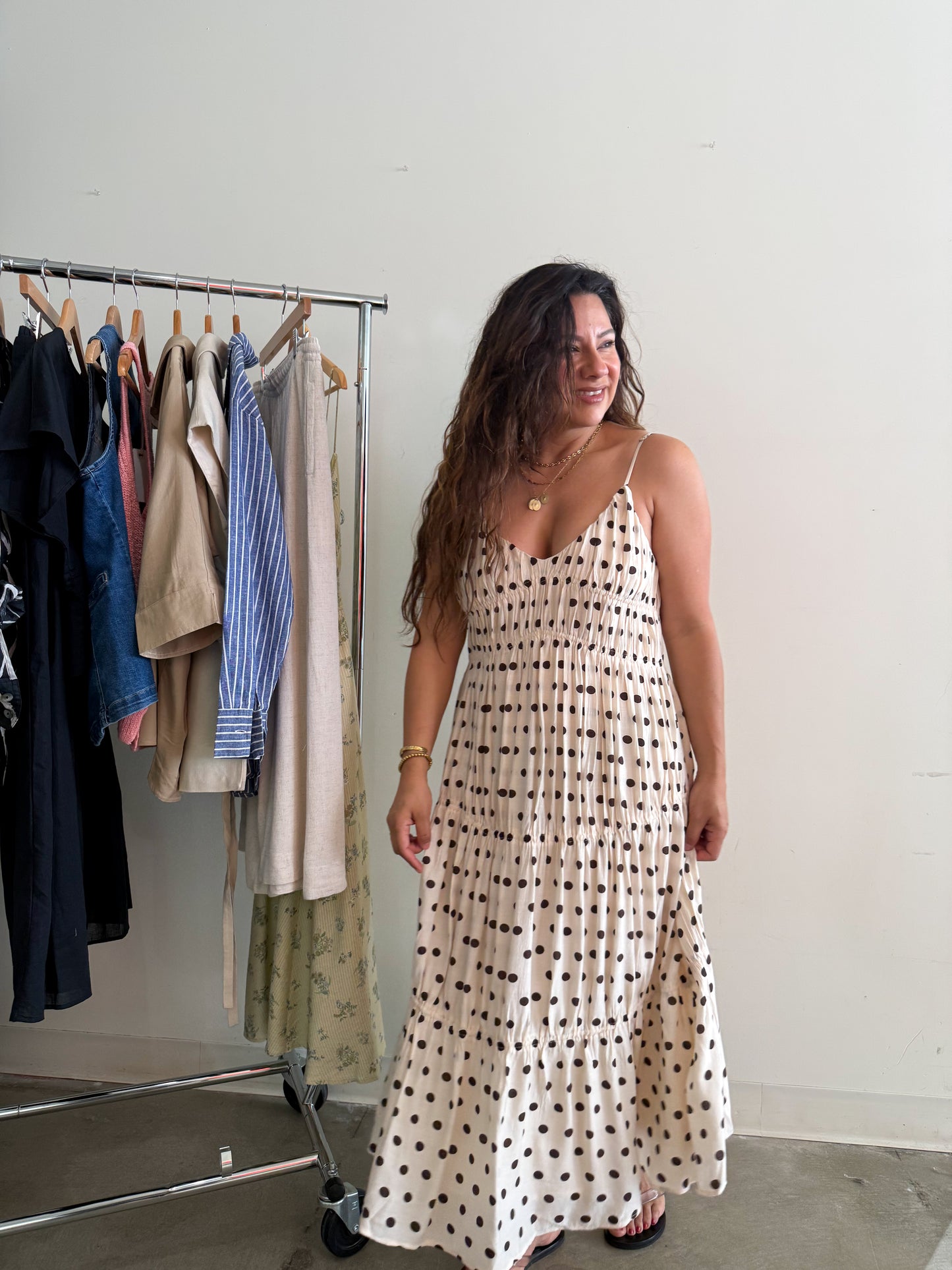 Adela Polka Dot Dress