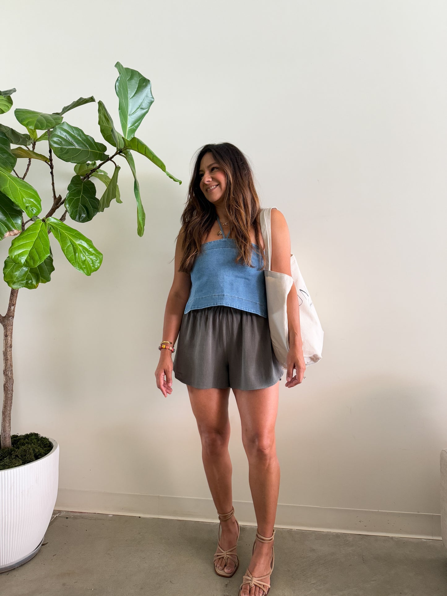 Amory Denim Top