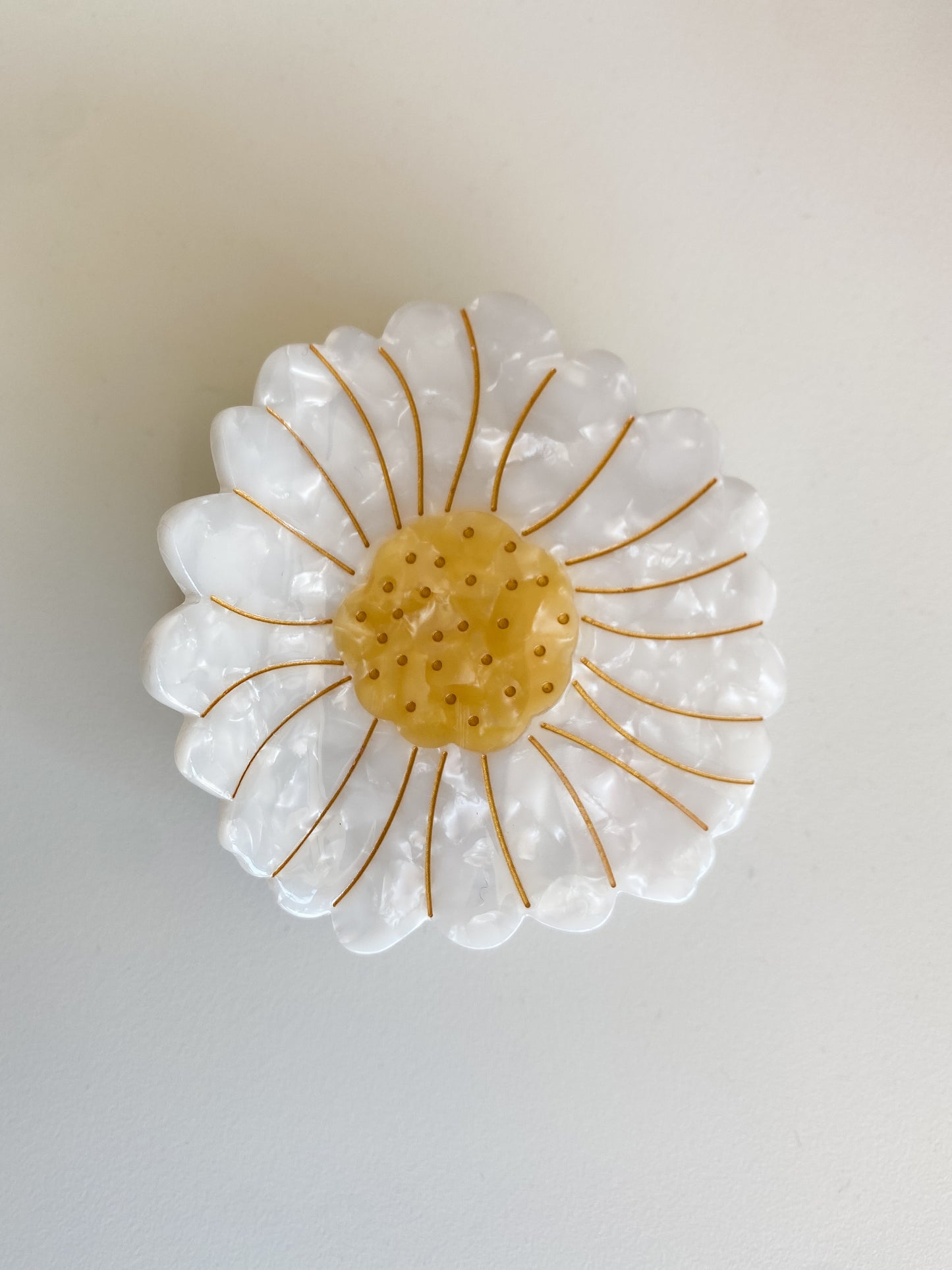 Daisy Flower Claw Clip