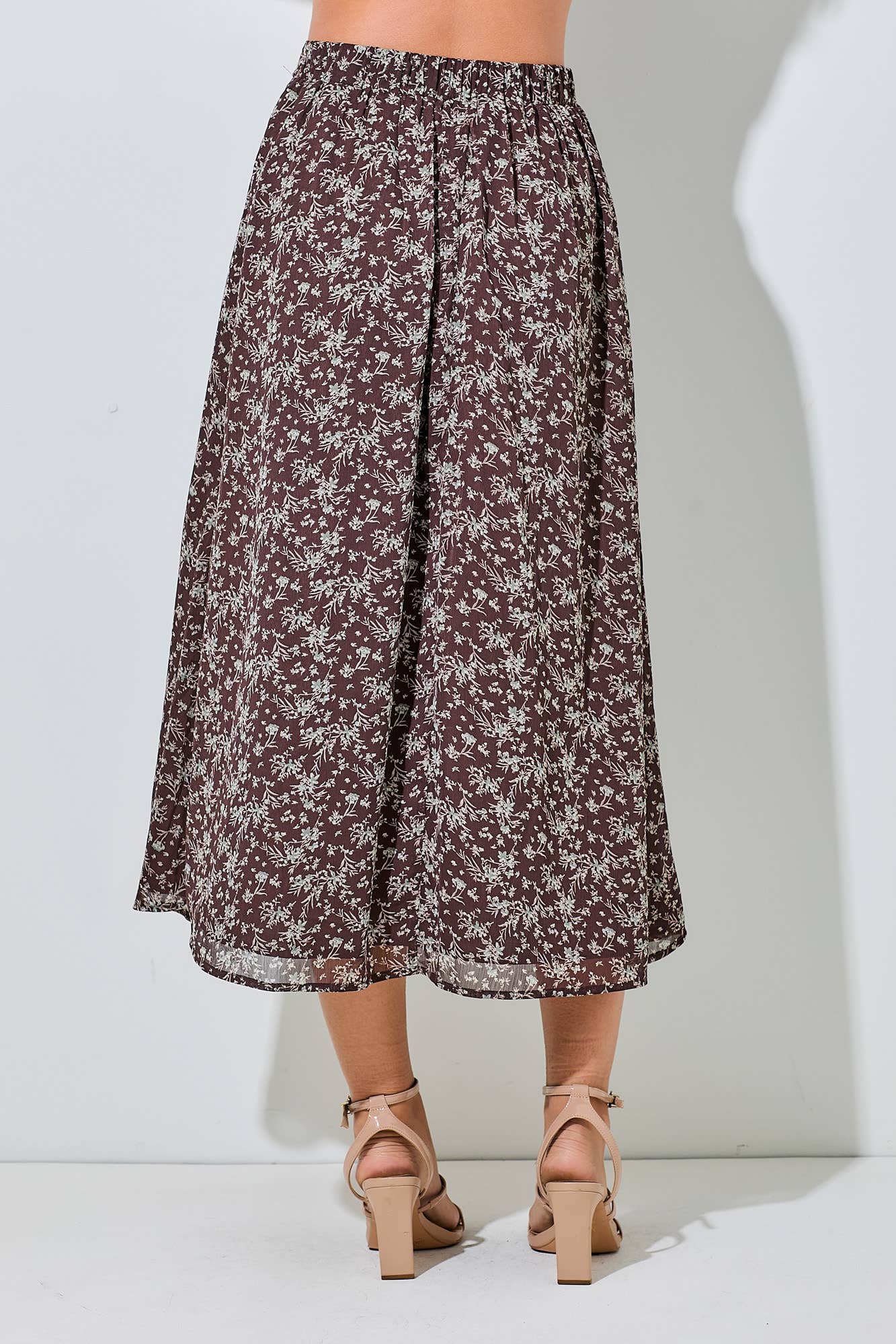 DITSEY FLORAL PRINT SKIRT