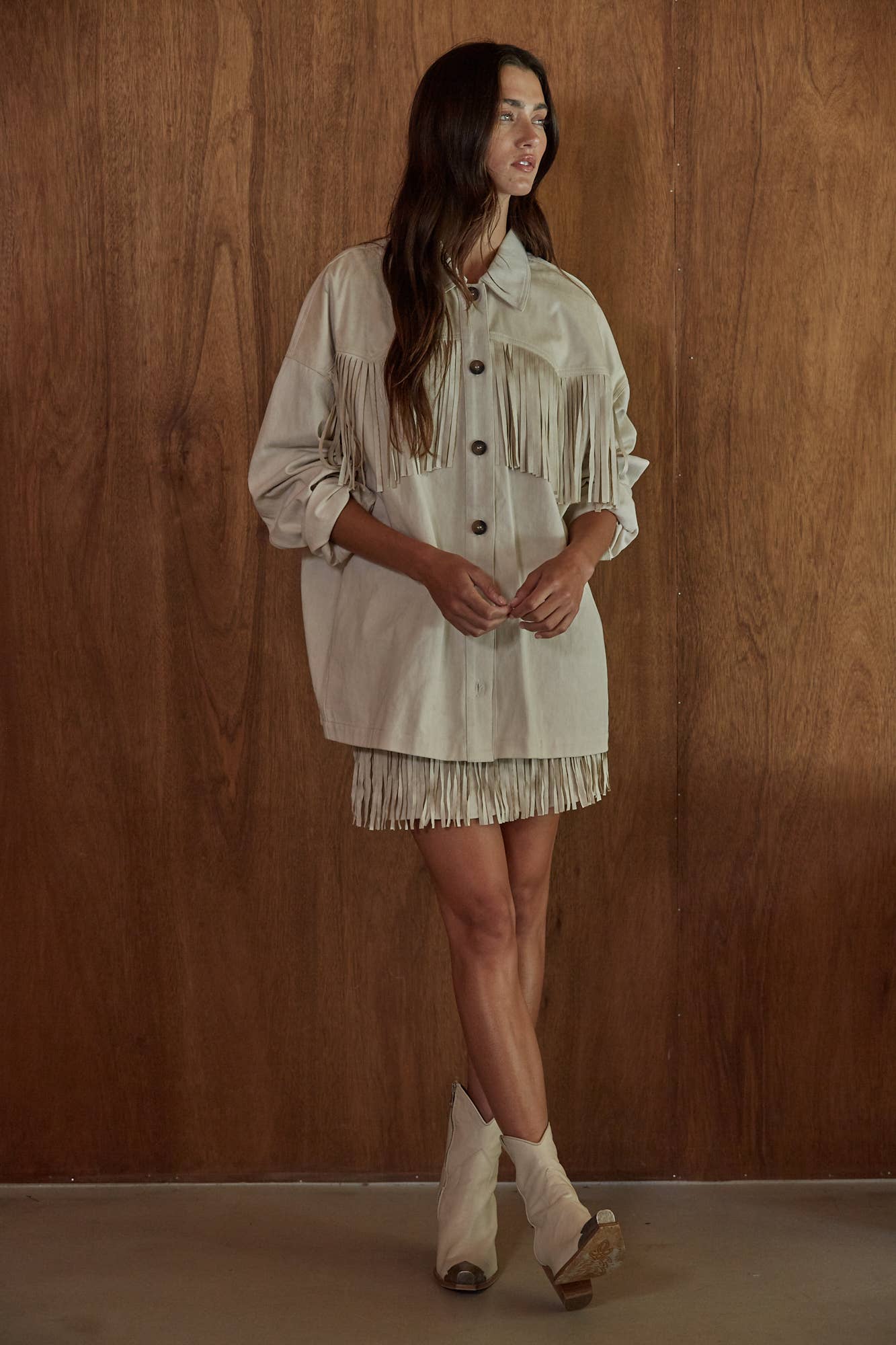 FERN FRINGE JACKET